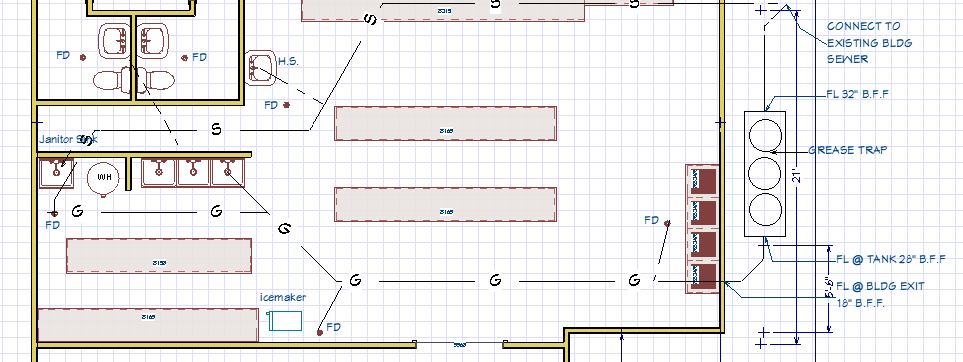 Commercial plumbing plan for commercial properties