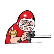 Plumbing Pro artwork guy working on pipe