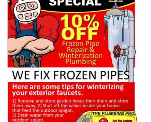 Winterize your plumbing