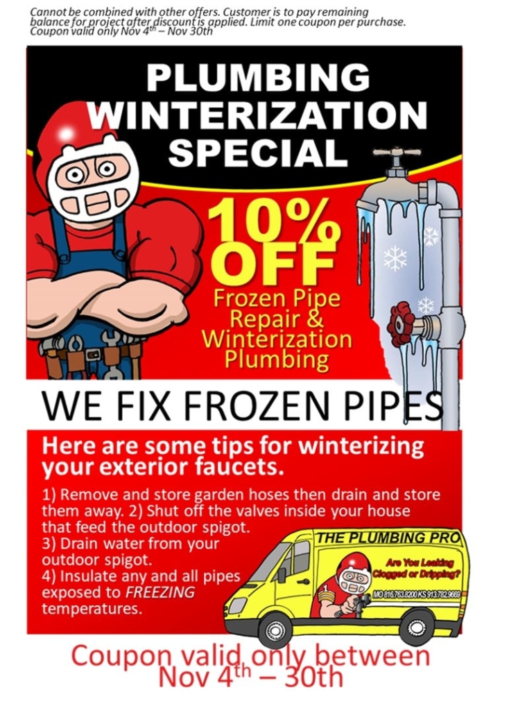 Winterize your plumbing