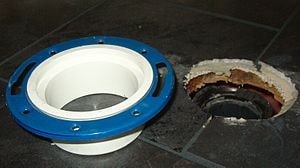 Fix a Broken Toilet Flange