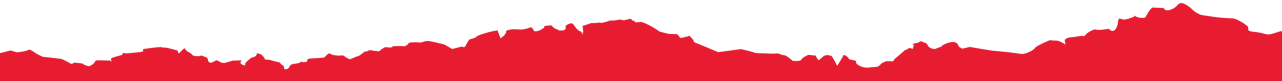 Red silhouette of a classic sports car.