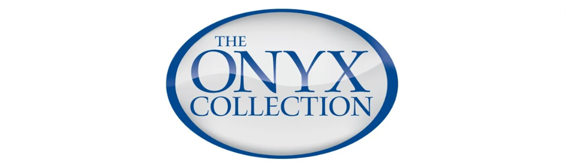 The Logo for Onyx Collection tub and shower replacement systems.
